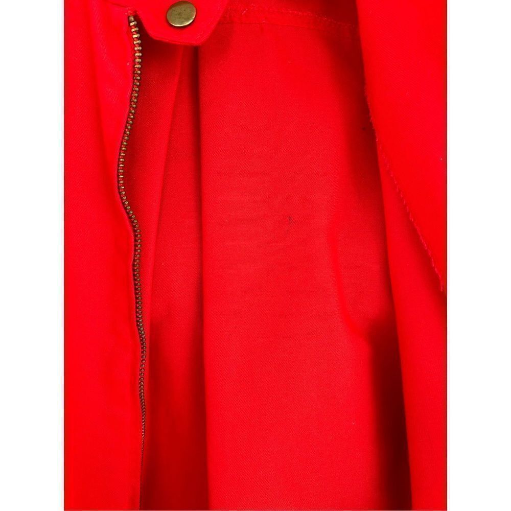 Vintage Levi’s 1980s Red Front Zip Jacket With Shoulder Pads Size Small - Picture 12 of 16